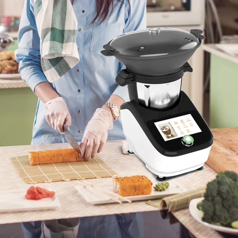 Robot de cocina de 1500w, batidor automático de 3 litros, termómetro para masa