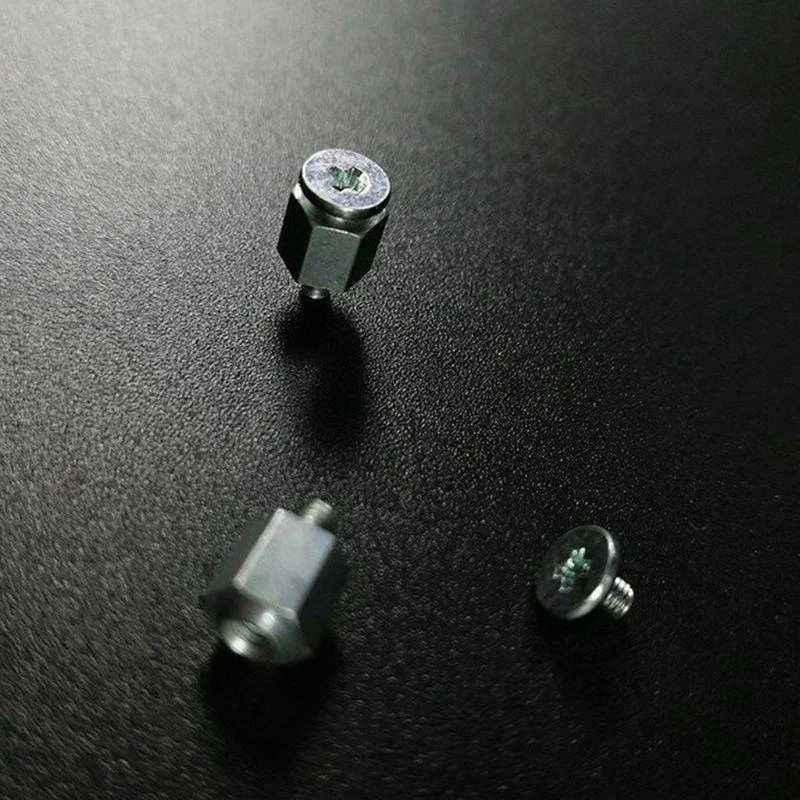 10 Sets für M.2 SSD Motherboard STAND OFF SCREW Sechskantmuttern Set für Motherboa
