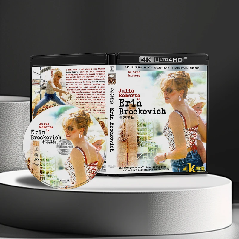 Erin Brockovich (2000) 4K UHD Blu-ray Disc DTS-HD MA 5.1 English Mandarin characters Dolby Vision
