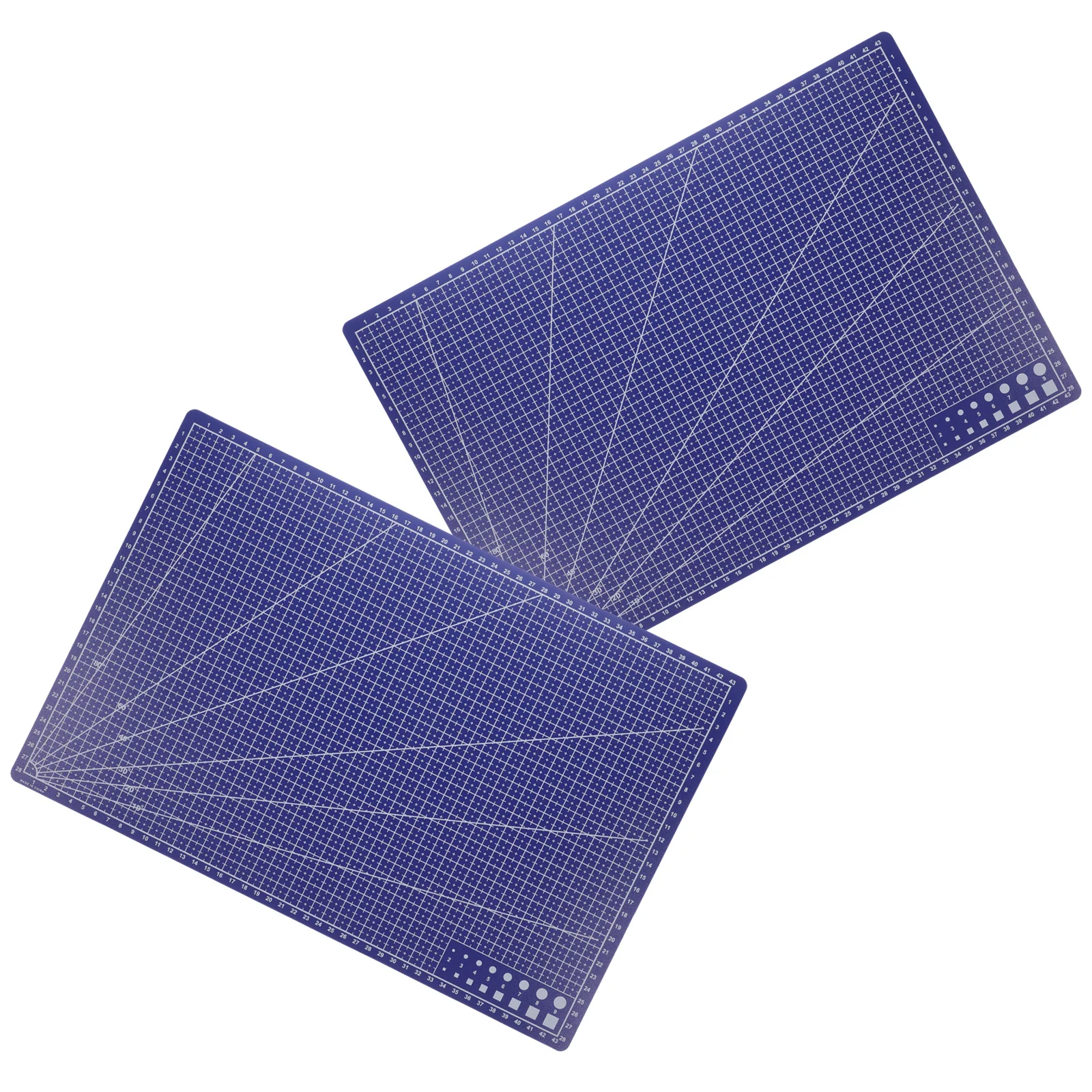 2 stuks snijmat professionele dubbelzijdige antislip PP ambachtelijke snijmat voor doe-het-zelf graveren naaien scrapbooking projecten