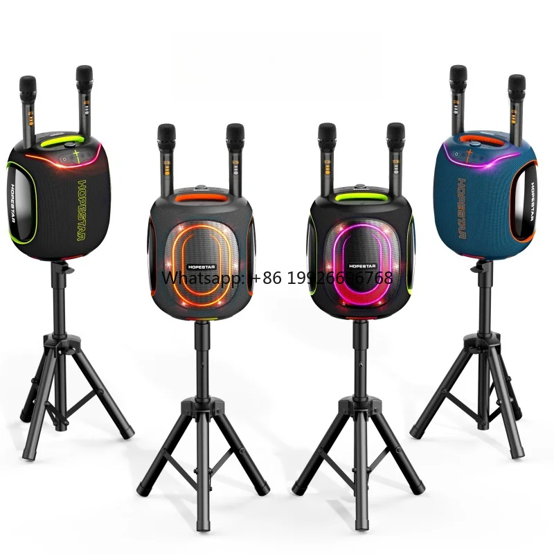 

Hopestar 300W Portable Outdoor Waterproof Loud Blue Tooth Speaker Subwoofer Tws Wireless Bass Speakers With Mic manufacturer