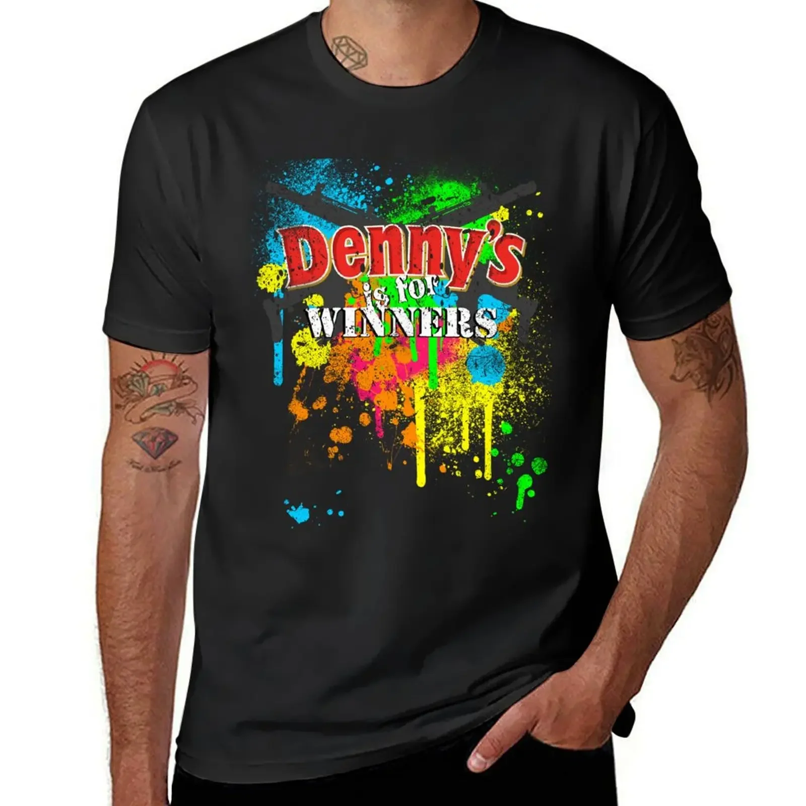 

Denny's is for Winners T-Shirt graphic t shirt vintage plain black t shirts for men