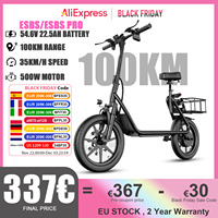 JUICEASE ESBS/ESBS PRO Adult Electric Scooter 54.6V 22.5AH Large Capacity Battery 100KM Long Range 500W Motor 35KM/H With Seat