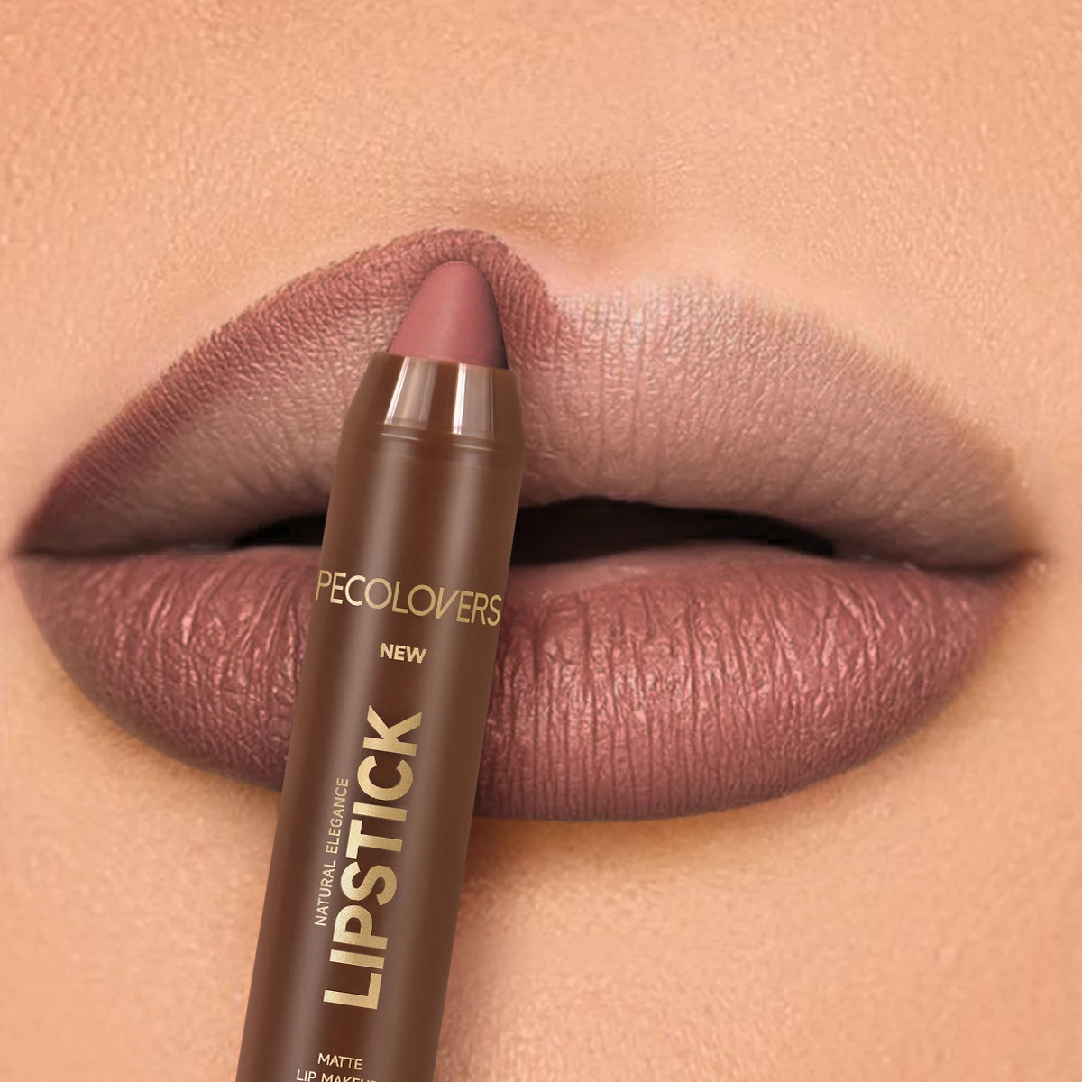 Velvet Lipstick Pencil Matte Long-lasting Lip Glaze Plump Non-stick Cup Lipstick Natural Outline Lips Lipliner Makeup
