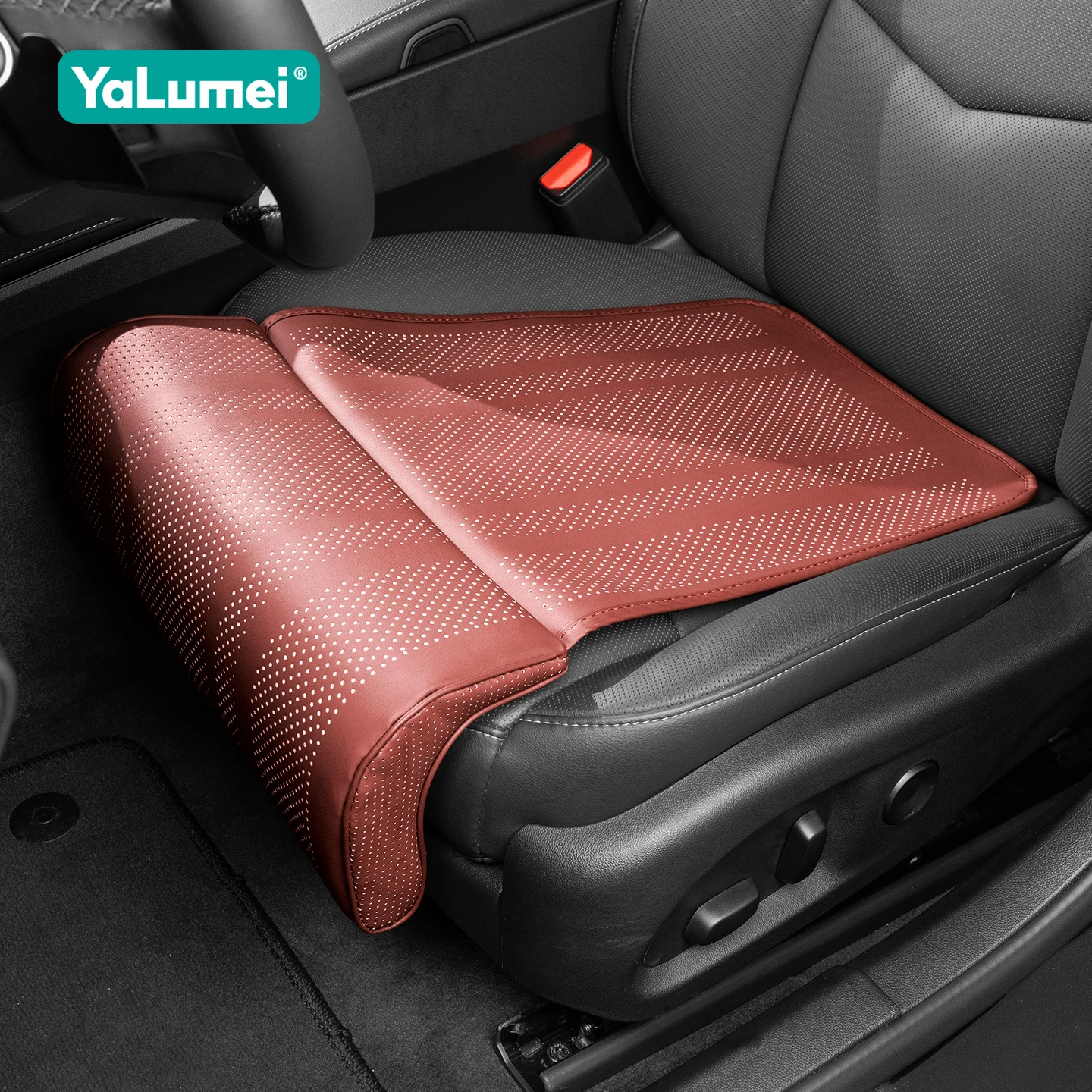 Extensión de Soporte para Piernas para Asiento de Coche Mercedes-Benz Clase A, C, E, S, AMG, GLC, ML, SLK, SL, CLS, GLA, GLK, GLB, Cojín, Reposapiés, Funda