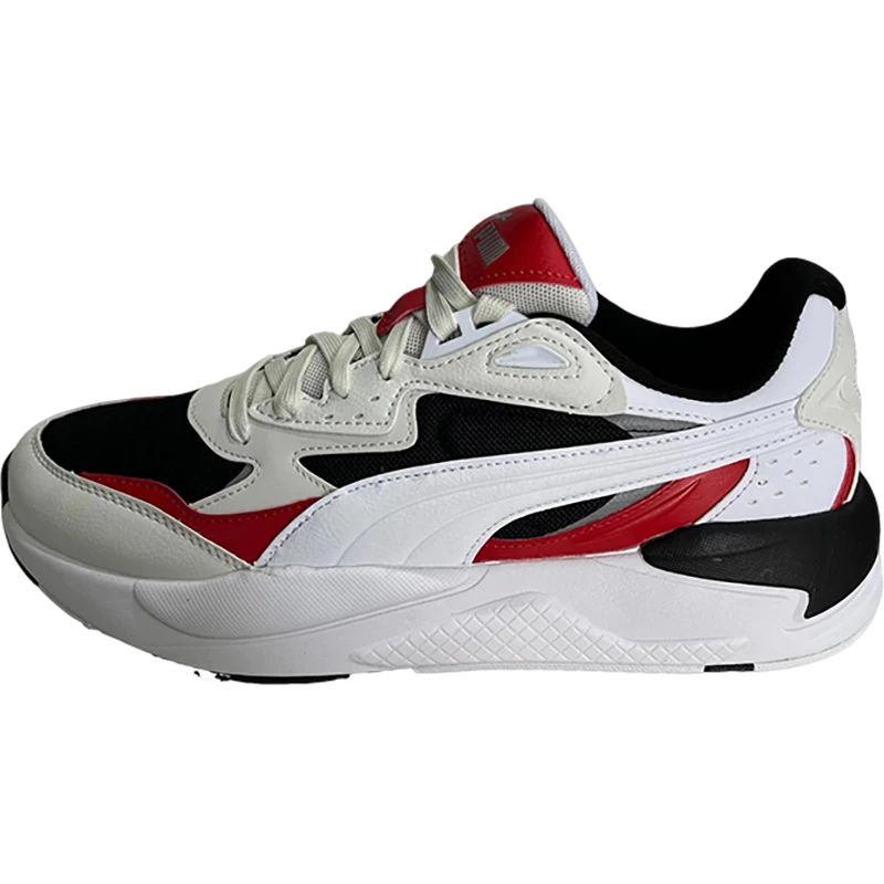 Puma Genuine Spring 25 Unisex Thick-Sole Leather Breathable Patchwork Athletic Shoes 384638-44