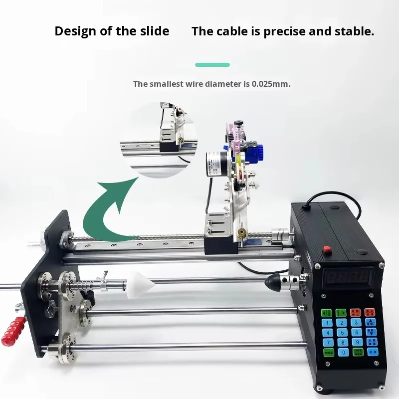 Fully Automatic CNC Winding Machine, for Winding up to 10 Meters of Enameled Fishing Line, Cotton Thread,