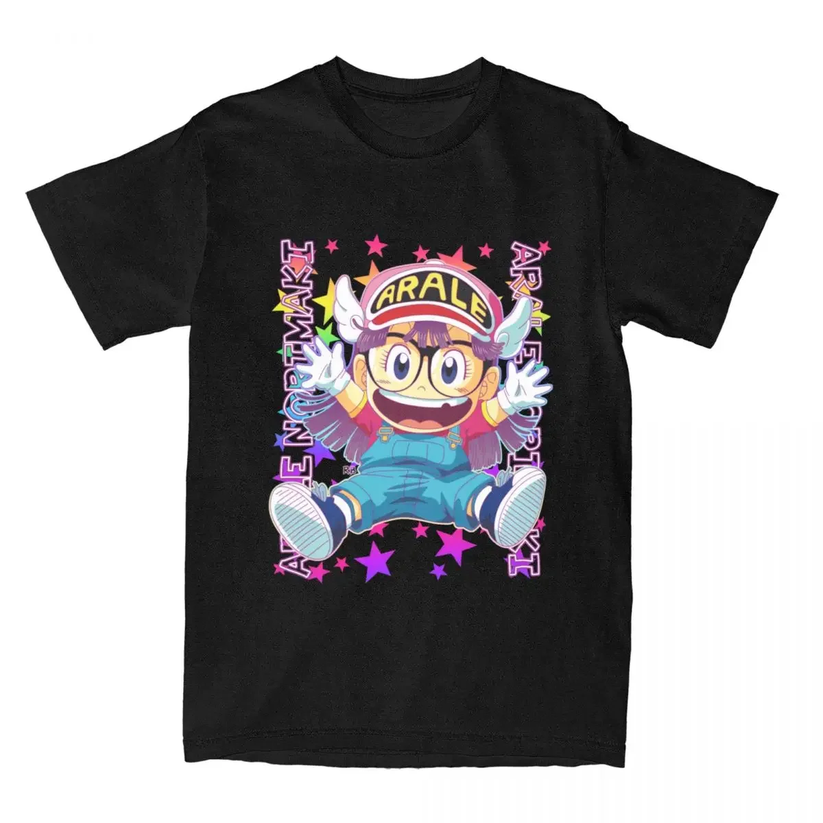 Clothing Graphic Printing Men Women's Shirts Cute Arale Norimaki  Slump Stuff Vintage Cotton Short Sleeve Slump T Shirts