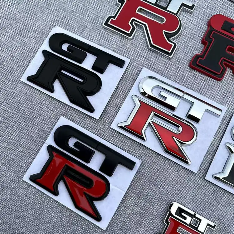 ملصق شعار صندوق السيارة بشعار معدني GTR لنيسان تيدا X-Trail ألميرا سينترا تيتان إكستيرا جوك شارة خلفية للسيارات