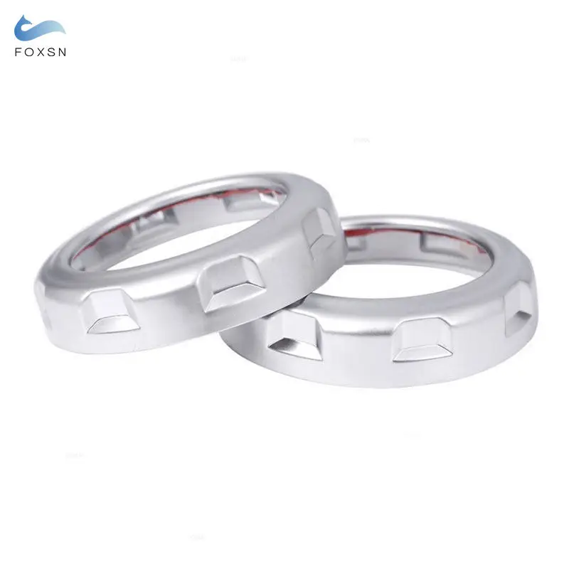 For Land Rover Discovery 3 4 LR3 LR4 For Range Rover Sport Center Armrest Box Rear Air Outlet Vent Ring Cover ABS Chrome Trim