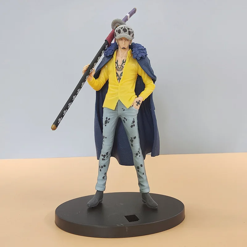 Patung Anime Jepang 20cm satu bagian DXF Wano Country Trafalgar Law PVC koleksi Model hadiah mainan