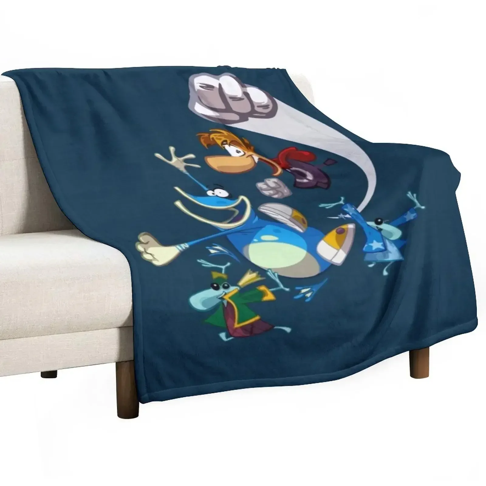 Rayman and Globox Throw Blanket Retros blankets ands Blankets