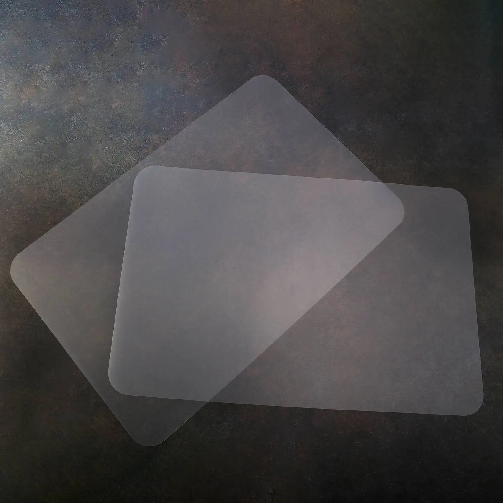 Mantel Individual transparente A88M, mantel lavable para mesa de mantel de cocina antideslizante resistente al calor (8 piezas)