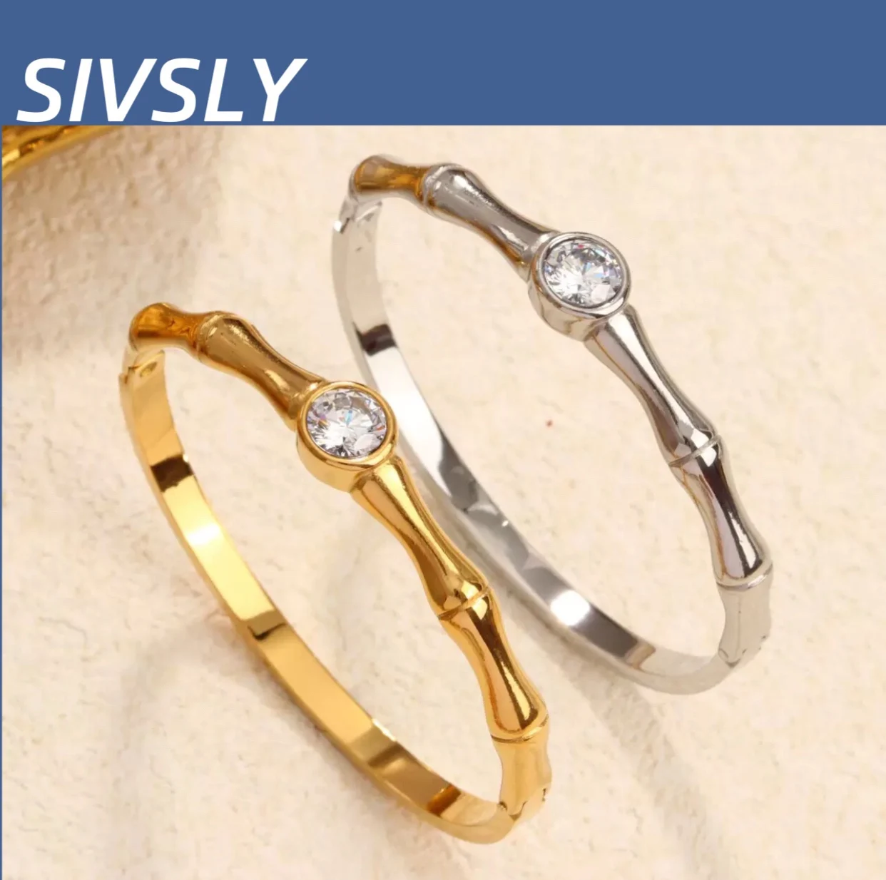 Amantes Venta caliente popular lujosa pulsera de circonio de alta gama para mujeres, joyería de acero inoxidable