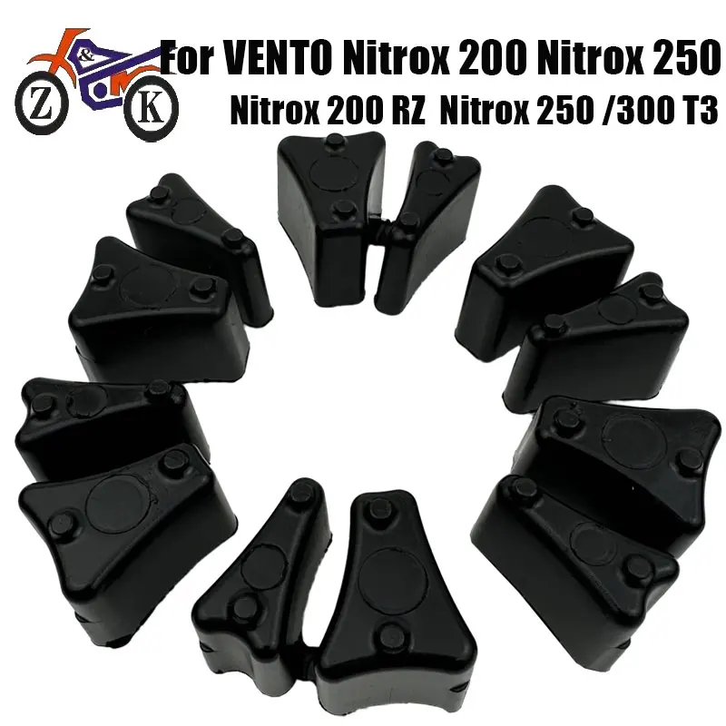 Juego de gomas amortiguadoras para buje de rueda trasera de motocicleta para Vento Nitrox 250, Nitrox 250 T2/T3, Nitrox 300 T3, repuesto de goma para amortiguación de transmisión