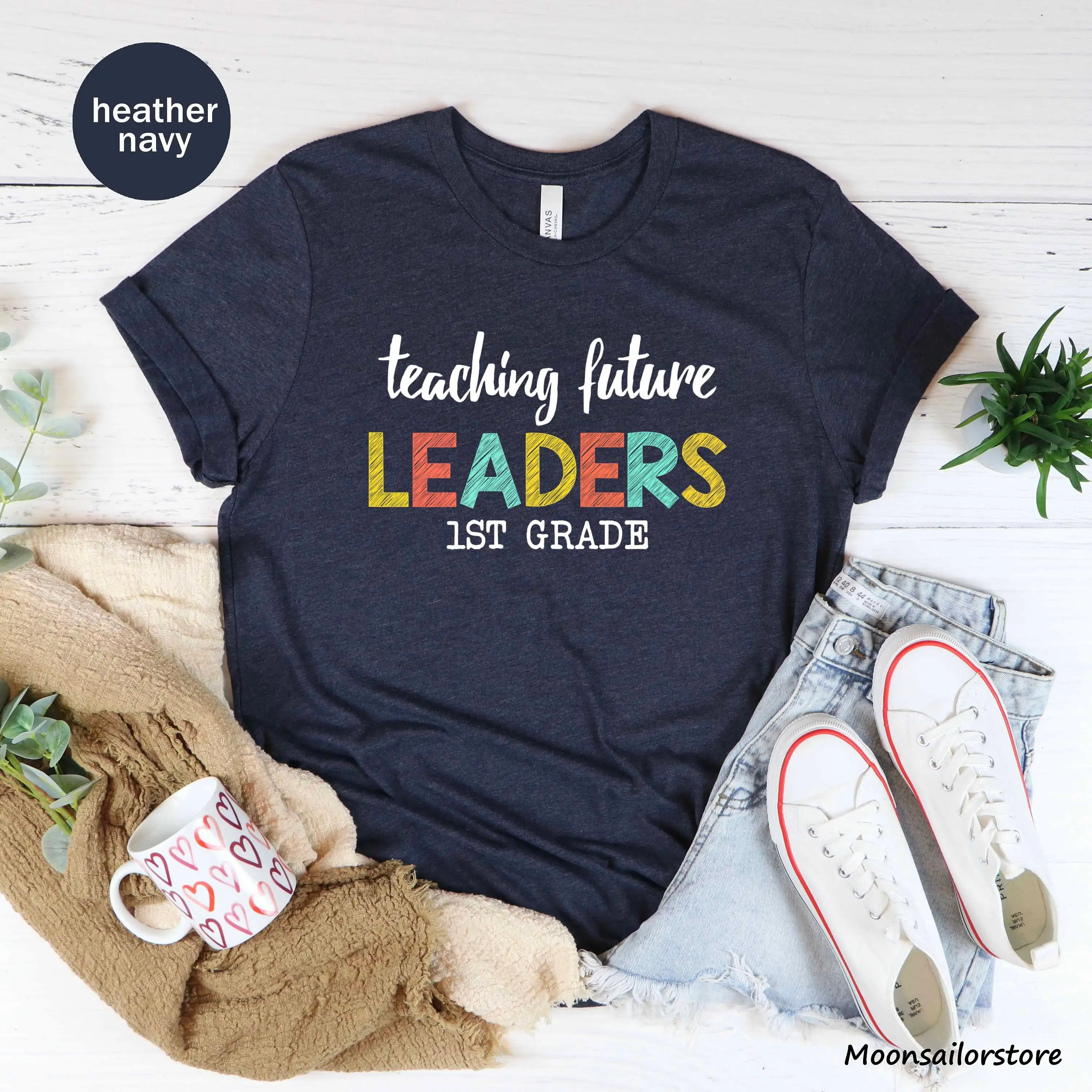 Teaching Future Leaders 1St Grade T Shirt Teacher For Teachers S