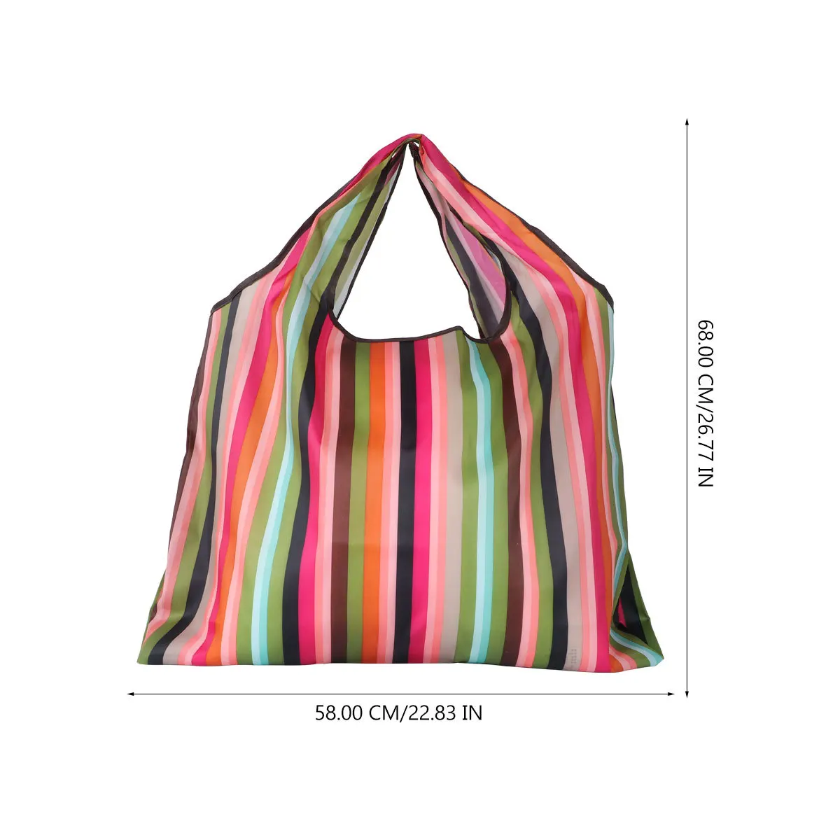 

2Pcs Eco-Friendly Shopping Bags Foldable Portable Tote Storage Bags Grocery Vegetable Shopping Pouches