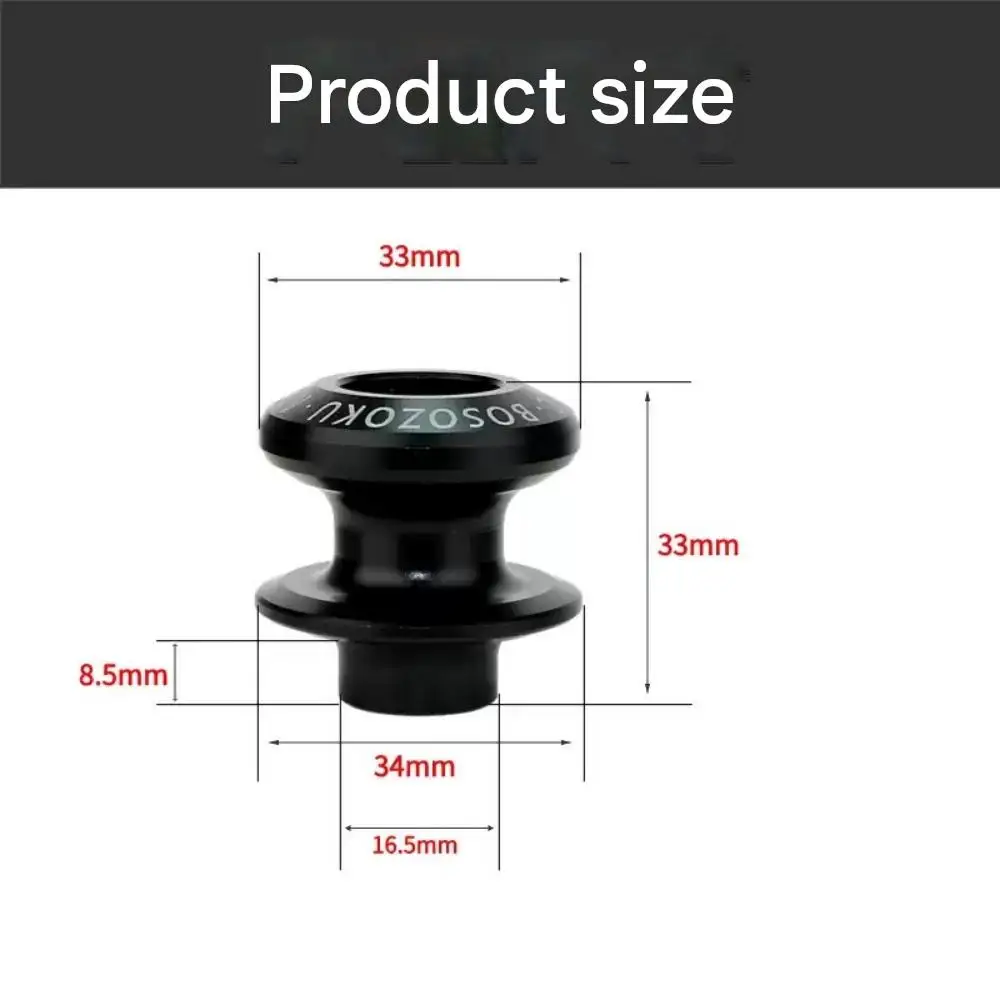 Suitable for ZXMOTO 820RR, 500F, and 802R: Motorcycle Paddock Stand Bobbins (Swingarm Spools) for Maintenance and Parking