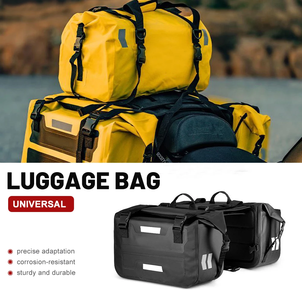 Panniers Waterproof Rear - حقيبة دراجة نارية مقاومة للماء للسفر