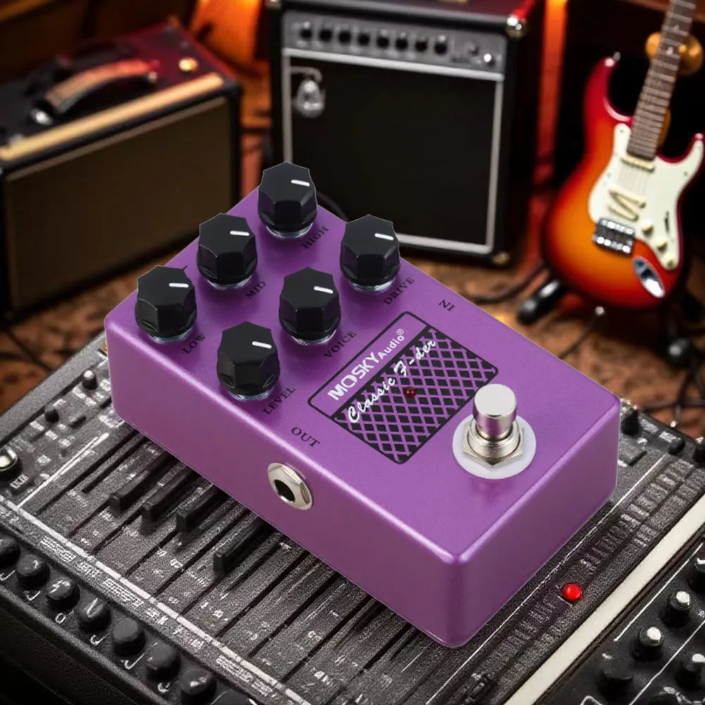 MOSKYaudio CLASSIC F-DER Speaker Simulator Cabinet Simulator Guitar Effect Pedal Speakers Simulation for Bass Guitar Accessories