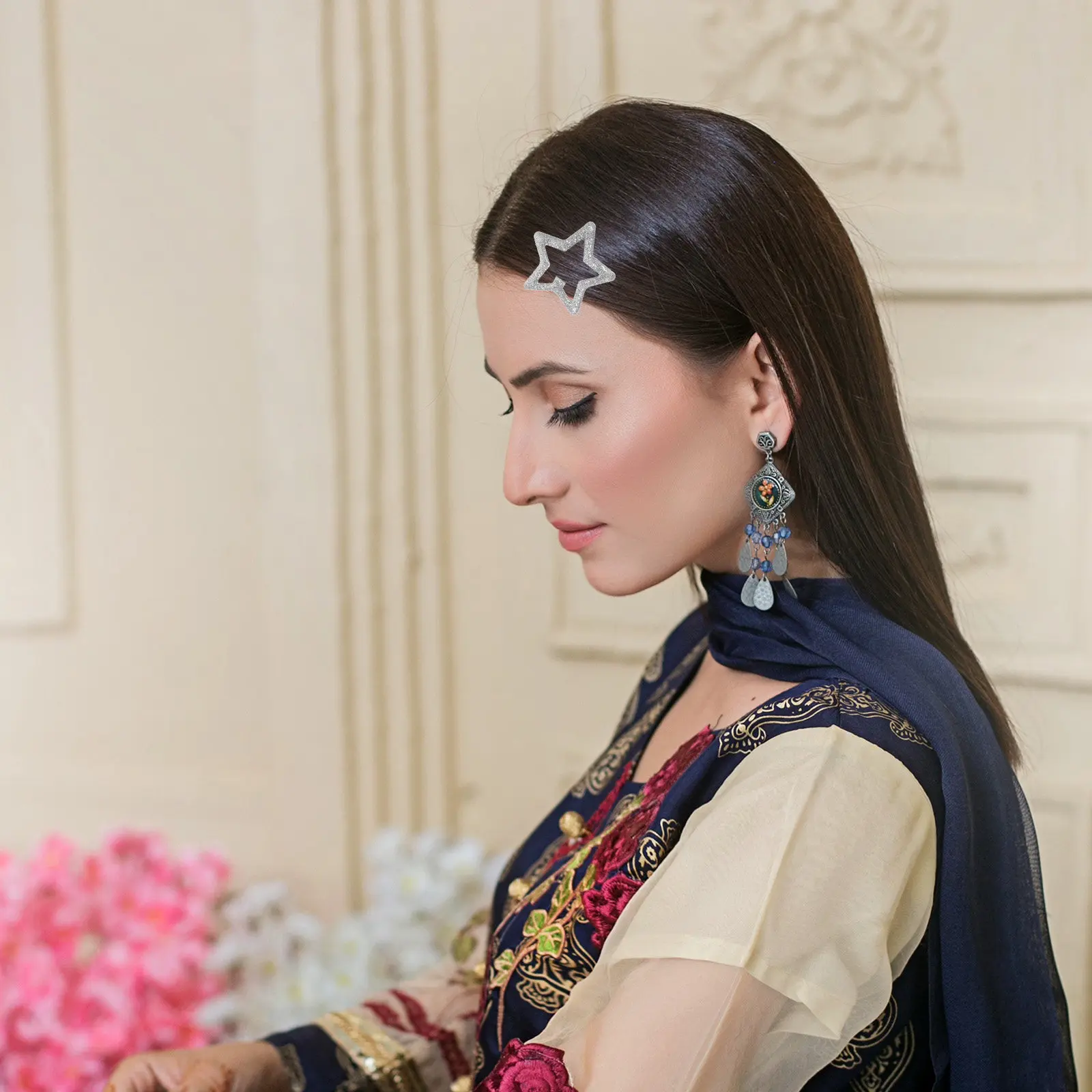 

20 шт. заколок-звездочек для волос, аксессуары для девочек, гипоаллергенные металлические заколки для женщин и детей 8-12 лет, декоративные заколки-защелки