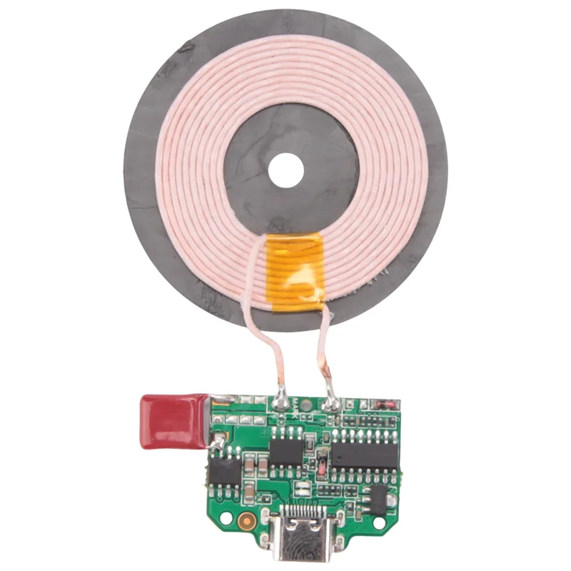 Wireless Charger Module Module Transmitter With Box PCBA Circuit Board Coil DIY Type-C Port