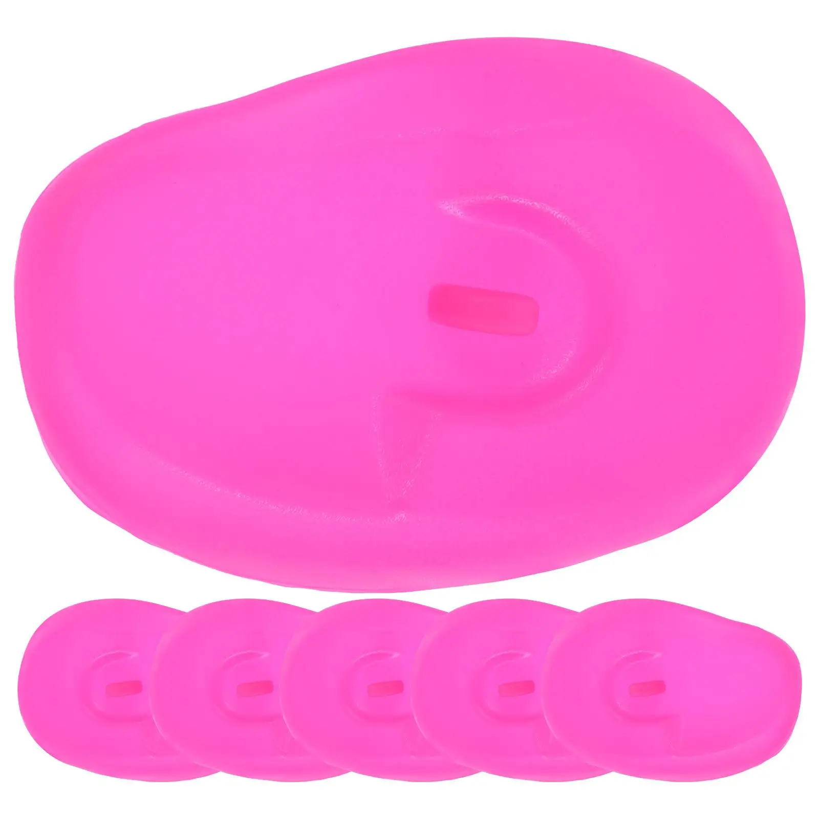 

6 Pcs Silicone Earmuffs Covers for Washing Hair Protector Tip Dye Dyeing Hairdressing Tool