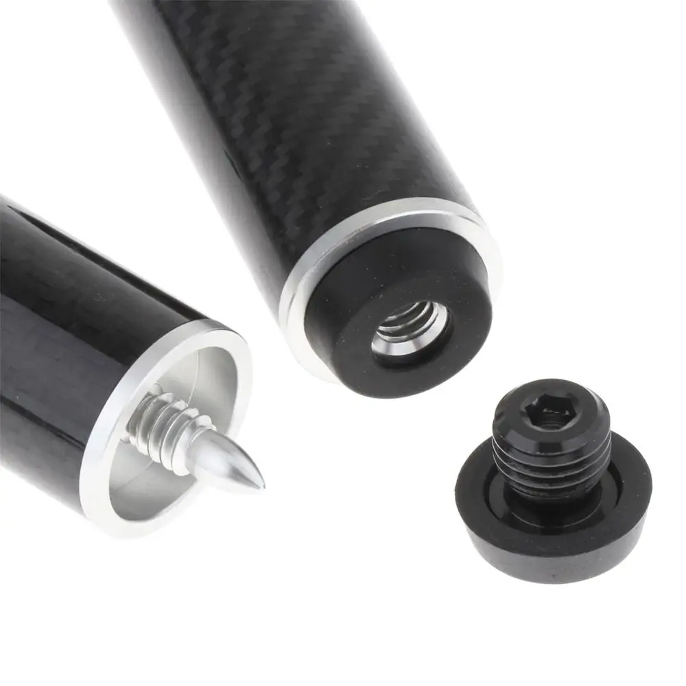 1Pcs Lightweight Snooker Cue Extension Enthusiast Athlete Beginners Stick Extender Connect Shaft Replacement Carbon Fiber