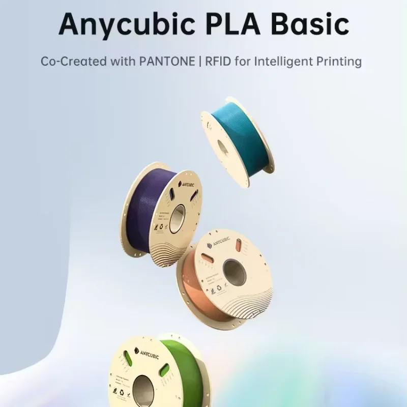 ANYCUBIC 3D-printer Pantone-filament PLA 1,75 mm 1 kg / rol Plastic rubber Co-creëerd materiaal voor FDM 3D-printer K3 Combo