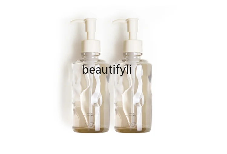 

Water Cleansing Oil 2 Bottles Makeup Remover Oil Refreshing Whole Face Oil-Free