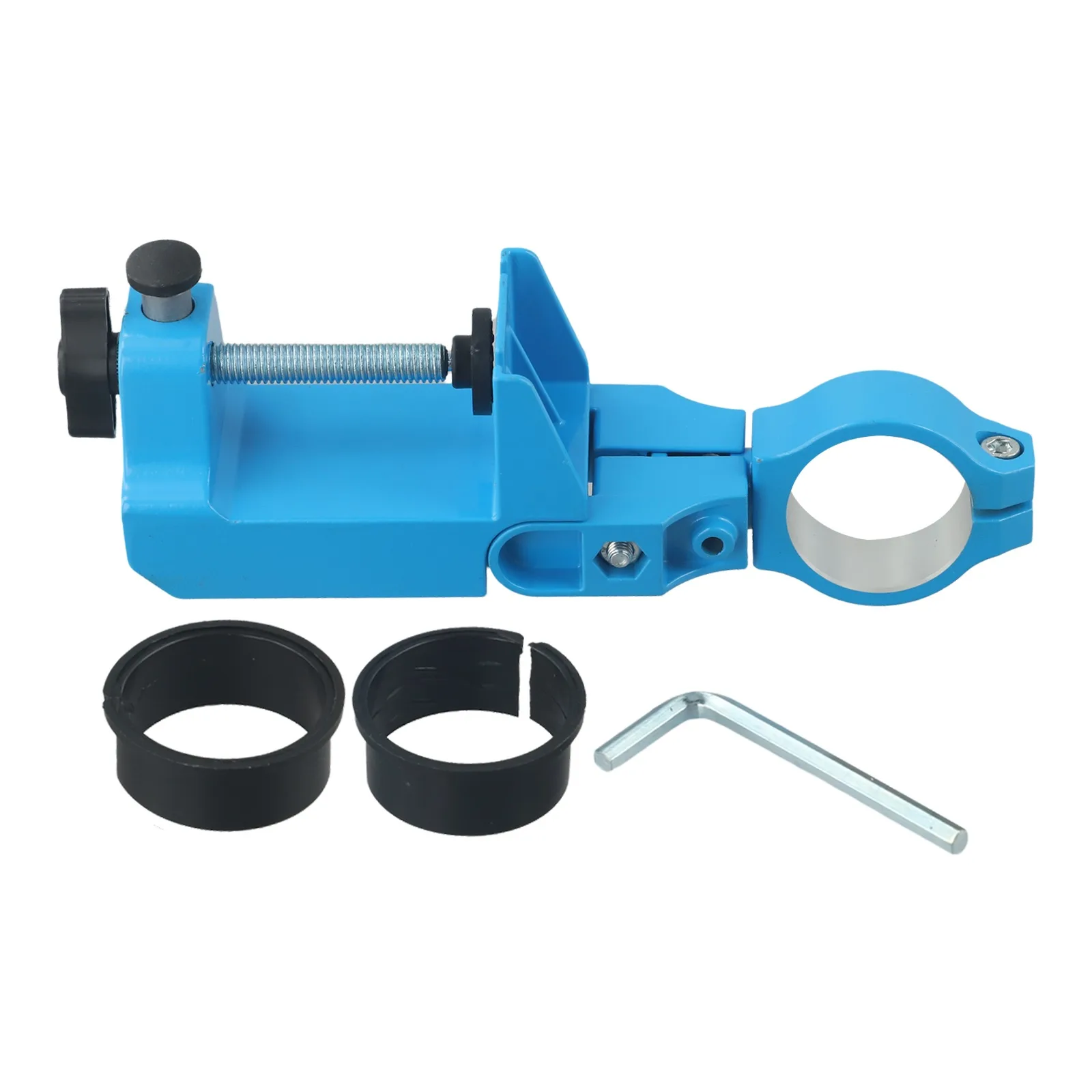 For Indoor And Outdoor Use Power Drill Bracket Rotating Drill Clamp Strengthened Fixing Bracket Easy To Use Rust Proof