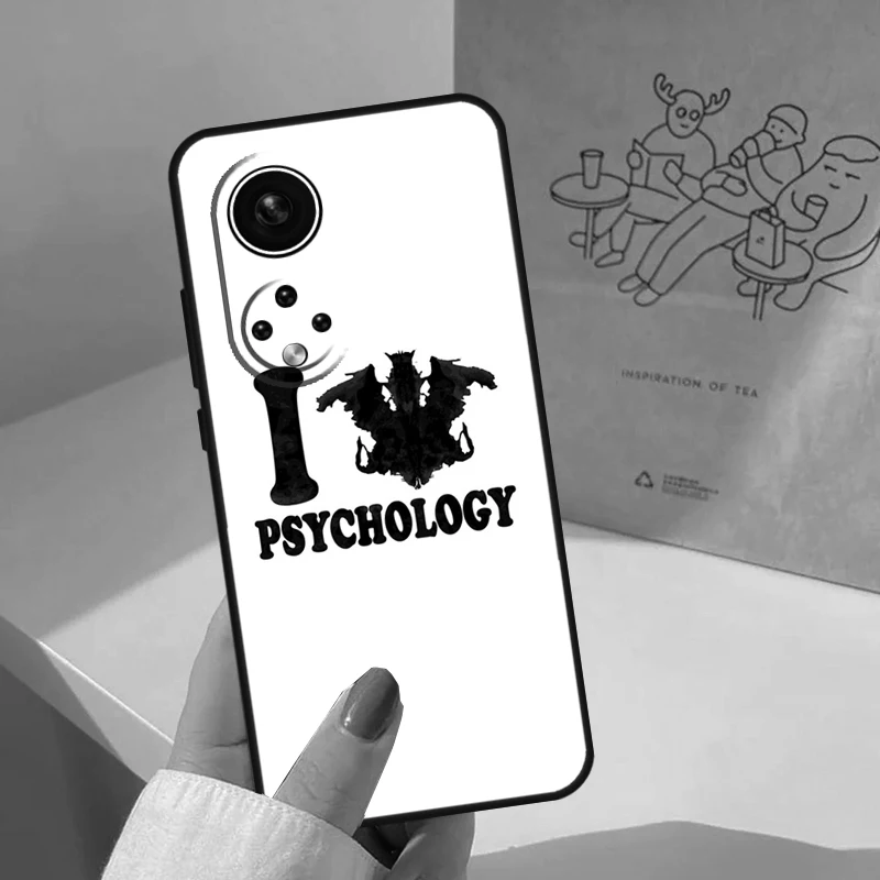 Psychologist Profession Psychology For Huawei P20 P30 P40 P60 Pro P Smart Nova 9 5T Honor 70 90 50 Magic5 Lite X7a X9a X8a Case