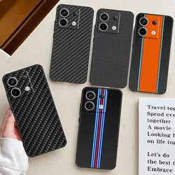 Carbon Fiber Case For Redmi Note 12 Pro 9 10 11 9S 10S 11S 12S 10C 12C 13C Redmi Note 13 Pro Plus Cover