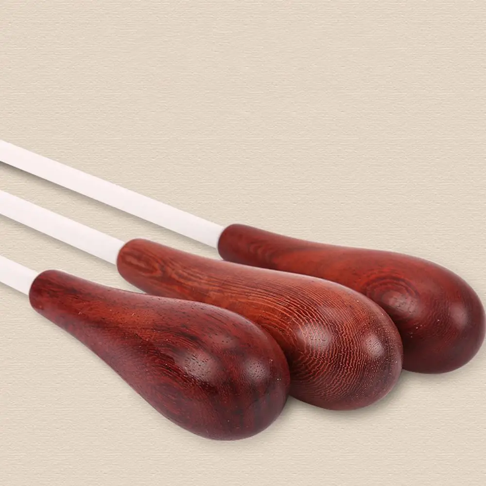 New Orchestra Pear Shaped Handle Music Conductor Baton Concert Conducting Rhythm Music Wand Band Director Stick