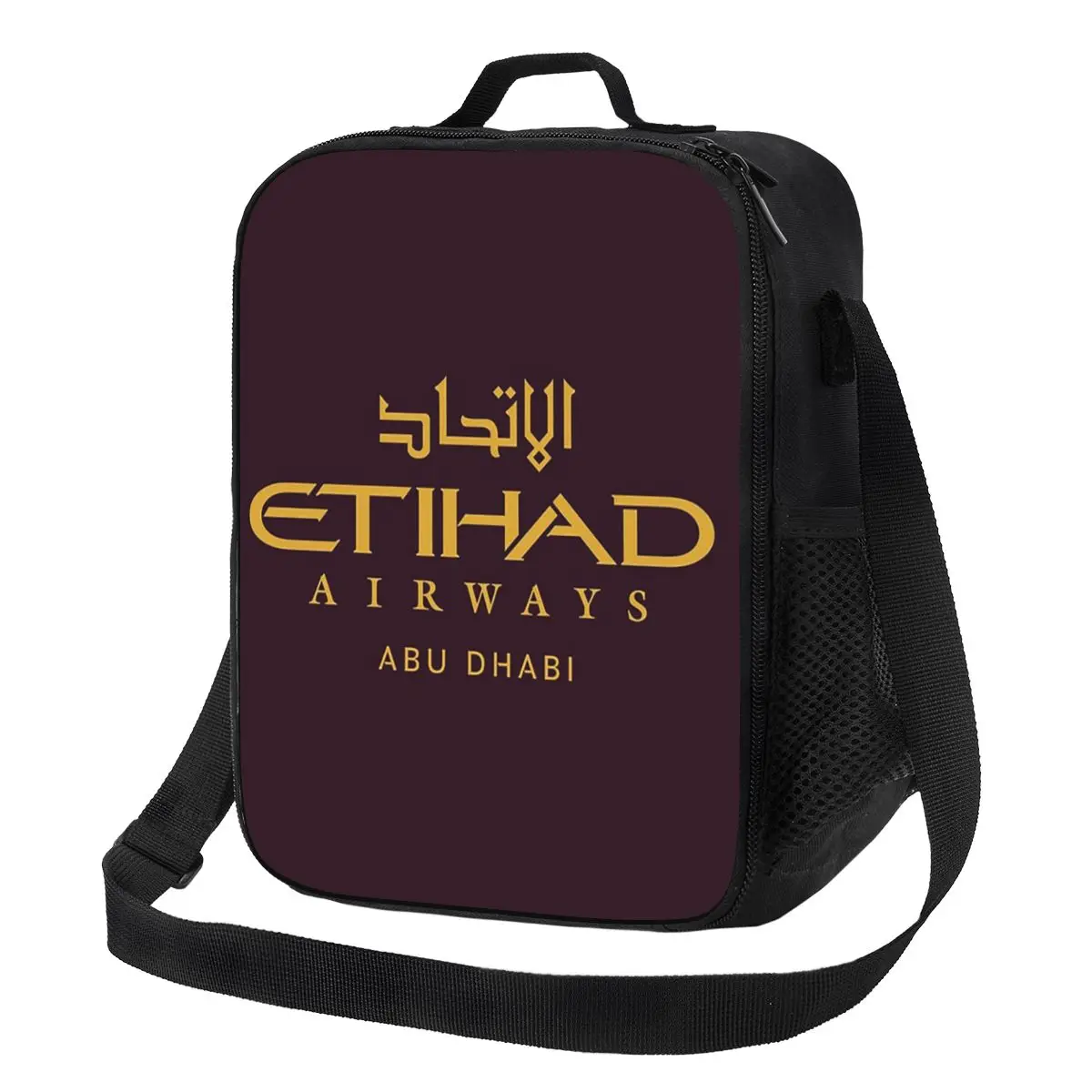 

Etihad Airways Lunch Bags Insulated Bento Box Portable Lunch Tote Resuable Picnic Bags Thermal Bag for Woman Children School