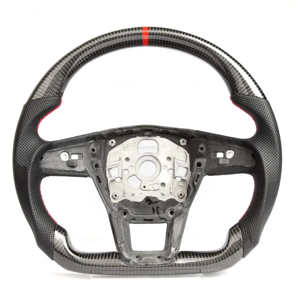 

Fit for S6 S7 S8 A7 RS6 RS7 RSQ7 RSQ8 2019-2024 Fancy Real Carbon Fiber Hand-made Custom Car Steering Wheel
