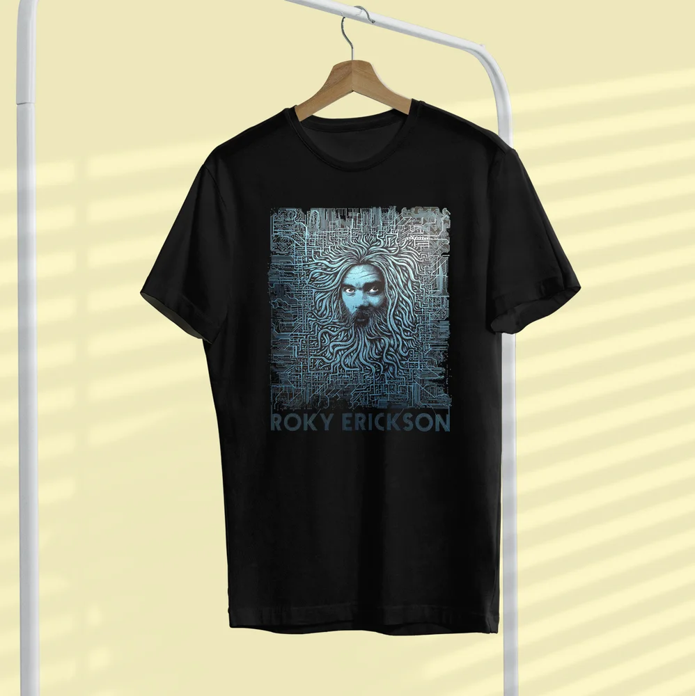 Never Say Goodbye Roky Erickson Shirt Cotton Black Full Size Unisex S-4XL CC236