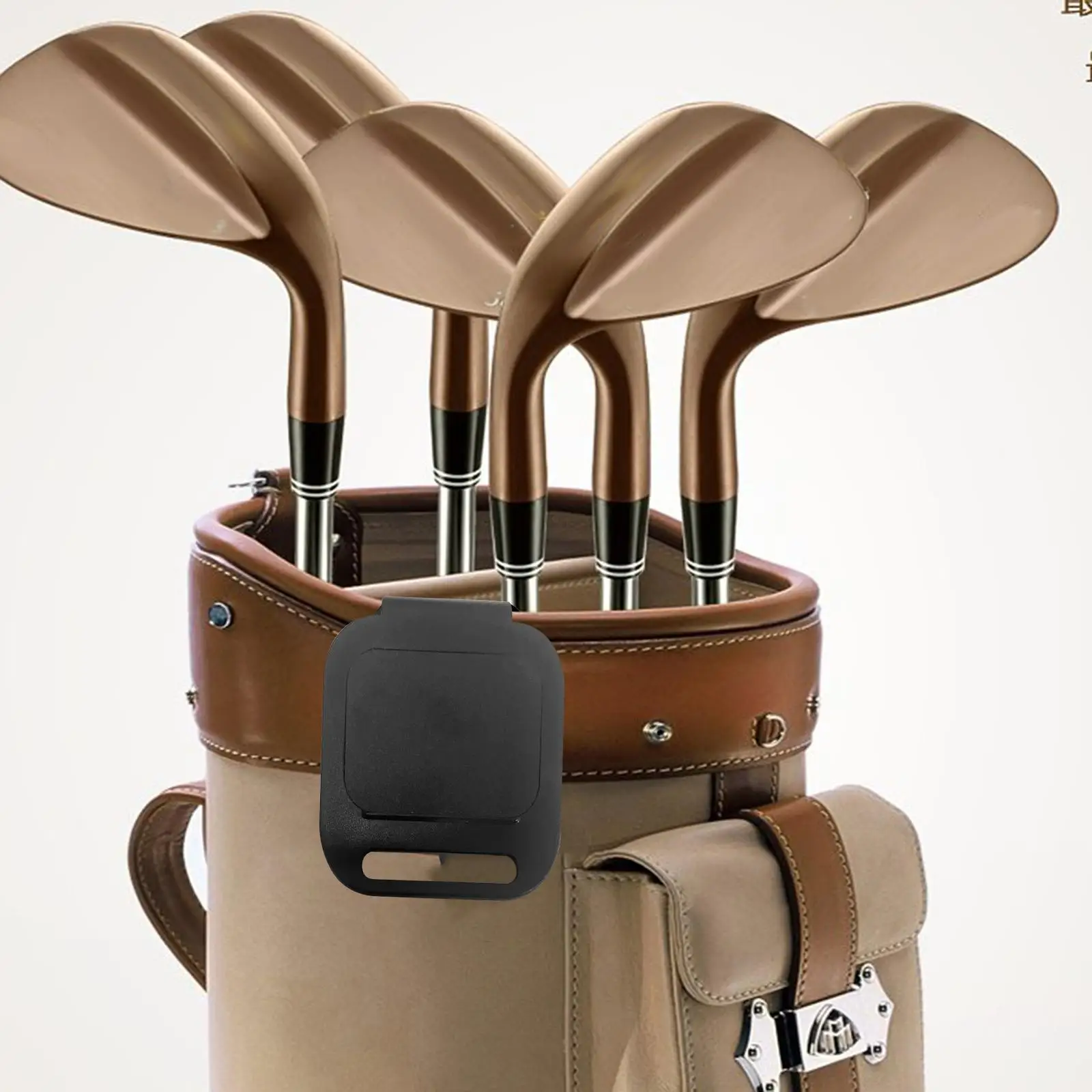 Golf Bag Metal Landing Pad Attachment Towels Strap Clips Bag Clips for Rangefinder Strap Golf Magnetic Golf Gear Organizer