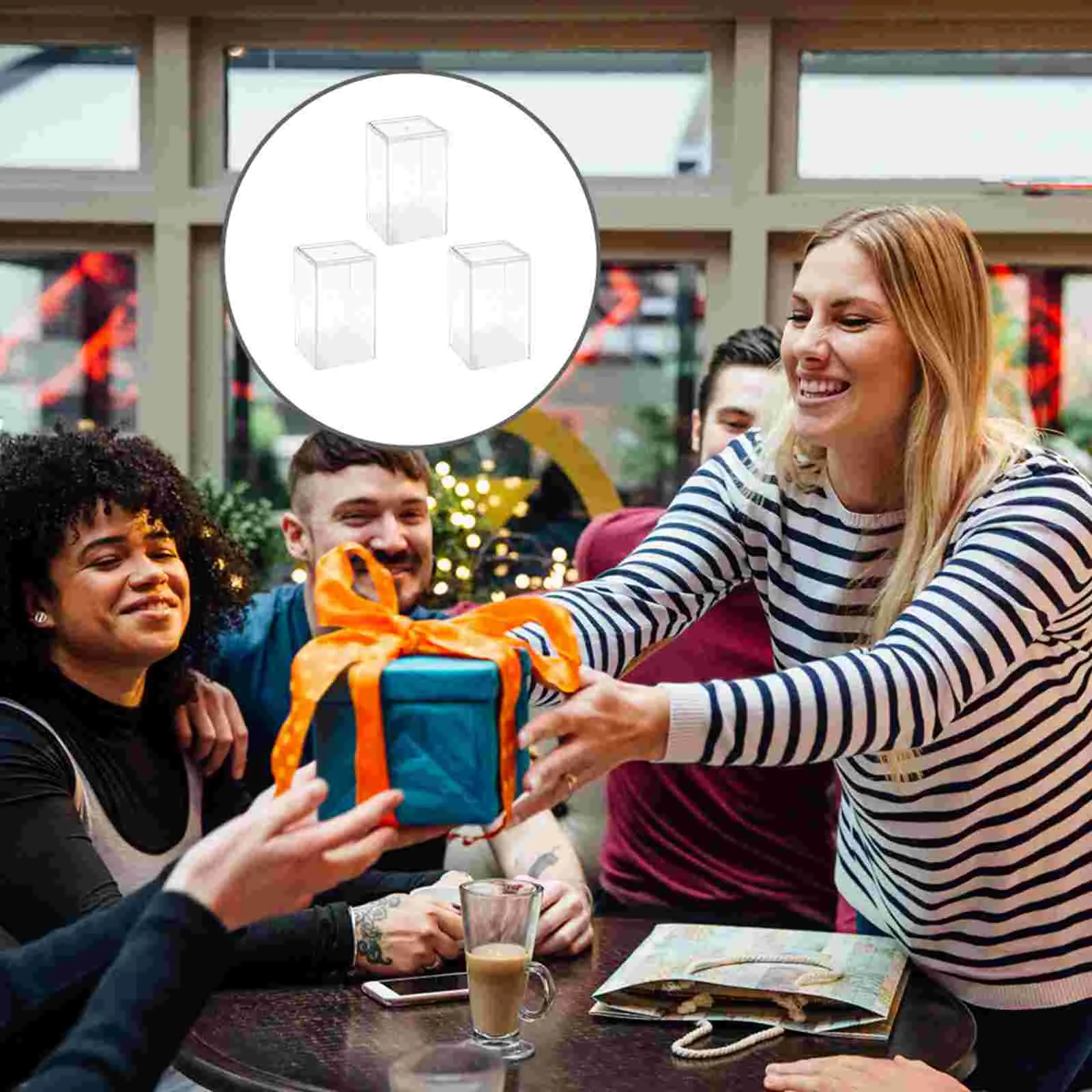 3-delige organisator Slijpkopopslag Miss Zonnebrilhouder Gereedschap Plastic Pp Nagelbits