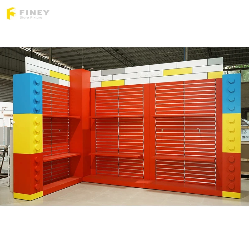 

Customize.Modern Toy Shop Wooden Floor Shelving Unit Rack Stand Showroom Furniture Store Fixture Retail Store Toys