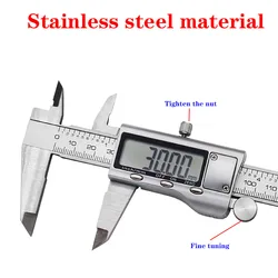 All metal stainless steel digital calipers electronic vernier calipers micrometers digital rulers measuring tools 100mm 150mm