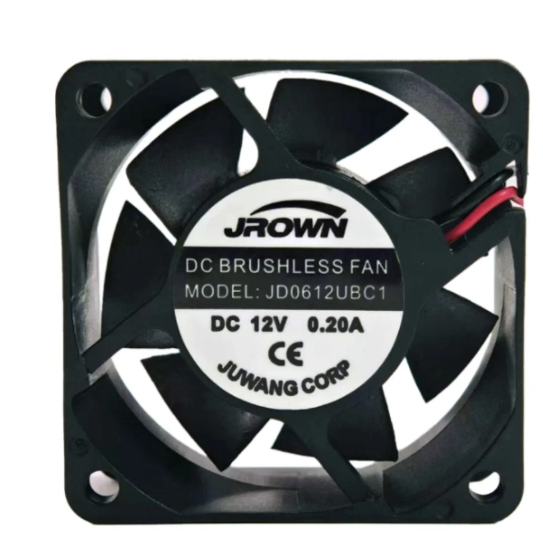 

JD0612UBC1 DC 12V 0.20A 60x60x25mm 2-Wire Server Cooling Fan