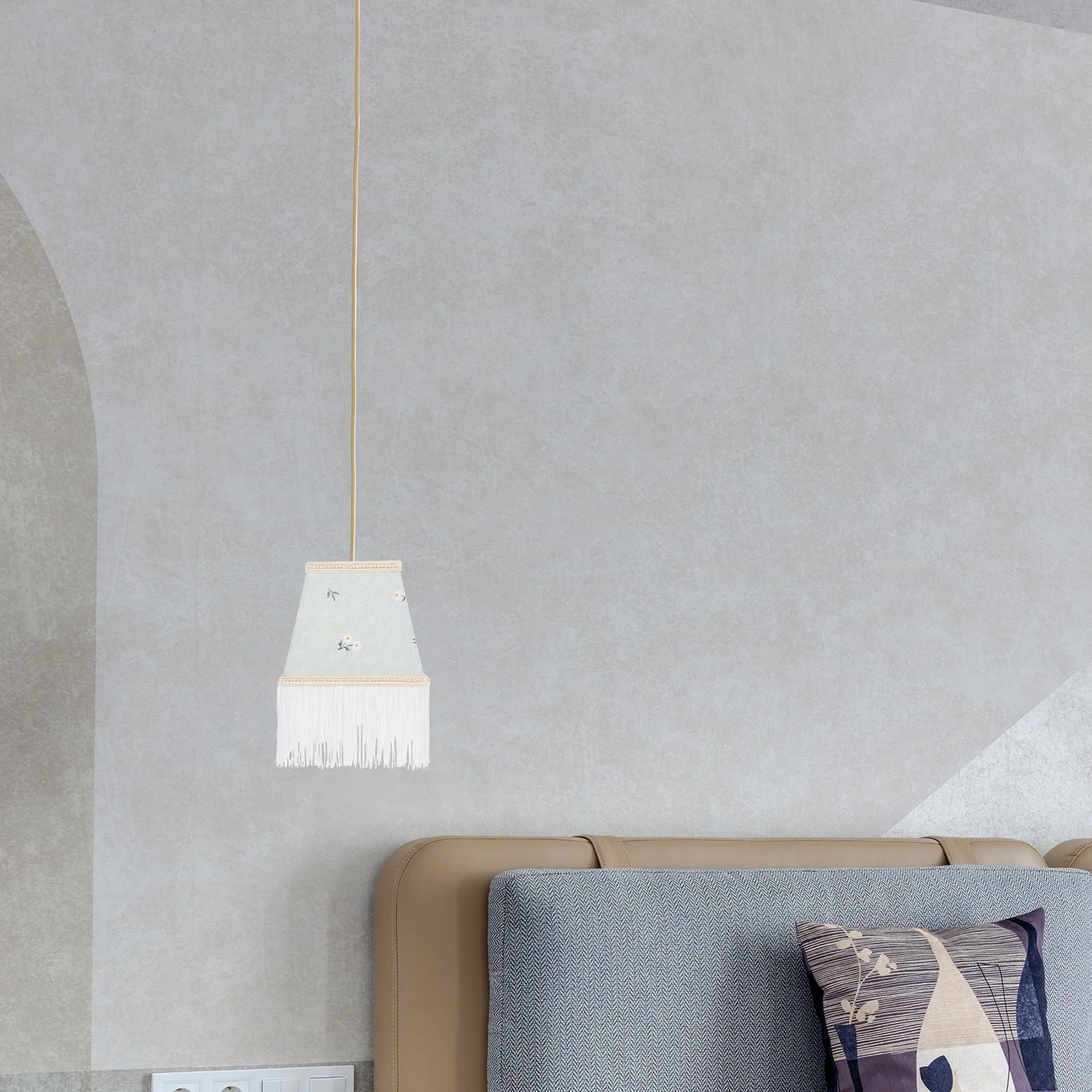 

Fabric Lampshade Replacement Lampshades for Table Small Desk Light Fixture Decorative Bohemian Style Practical Lightweight Easy