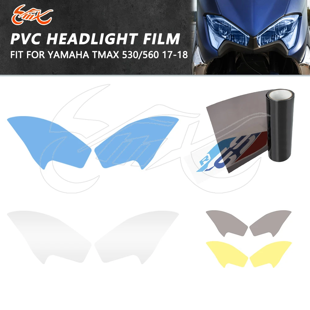 

Anti-Scratch Motorcycle Headlight Protective Film Clear Light Sticker For Yamaha T-MAX530 T-MAX 530 SX SD 17-19 T-MAX560 2020