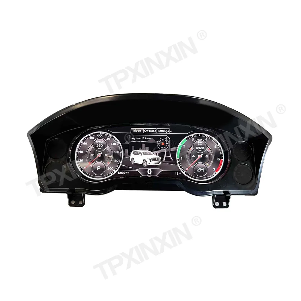

Car Dashboard Digital Cluster For Toyota Land Cruiser LC200 2008-2015 2016-2020 LCD Instrument Panel Speedometer Meter Headunit