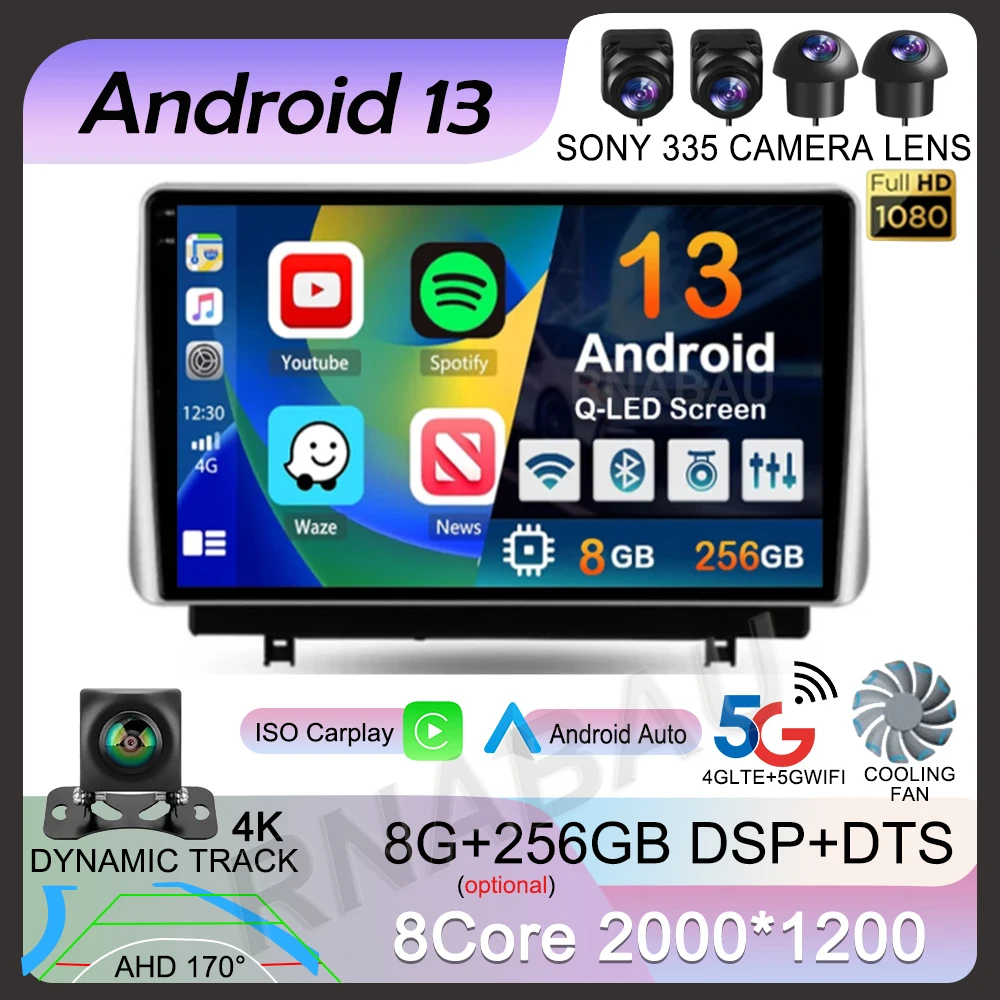 

Автомобильный радиоприемник Android 13 Carplay для Mazda 3 IV Axela BP 2018 - 2021 5G WIFI Процессор GPS мультимедийный плеер стерео головное устройство No 2din DVD
