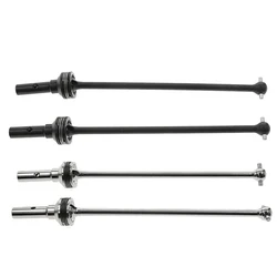 2Pcs Medium Carbon Alloy Steel Front and Rear universal Drive Shaft CVD for 1/8 Traxxas Sledge RC Car Upgrades Parts Accessories