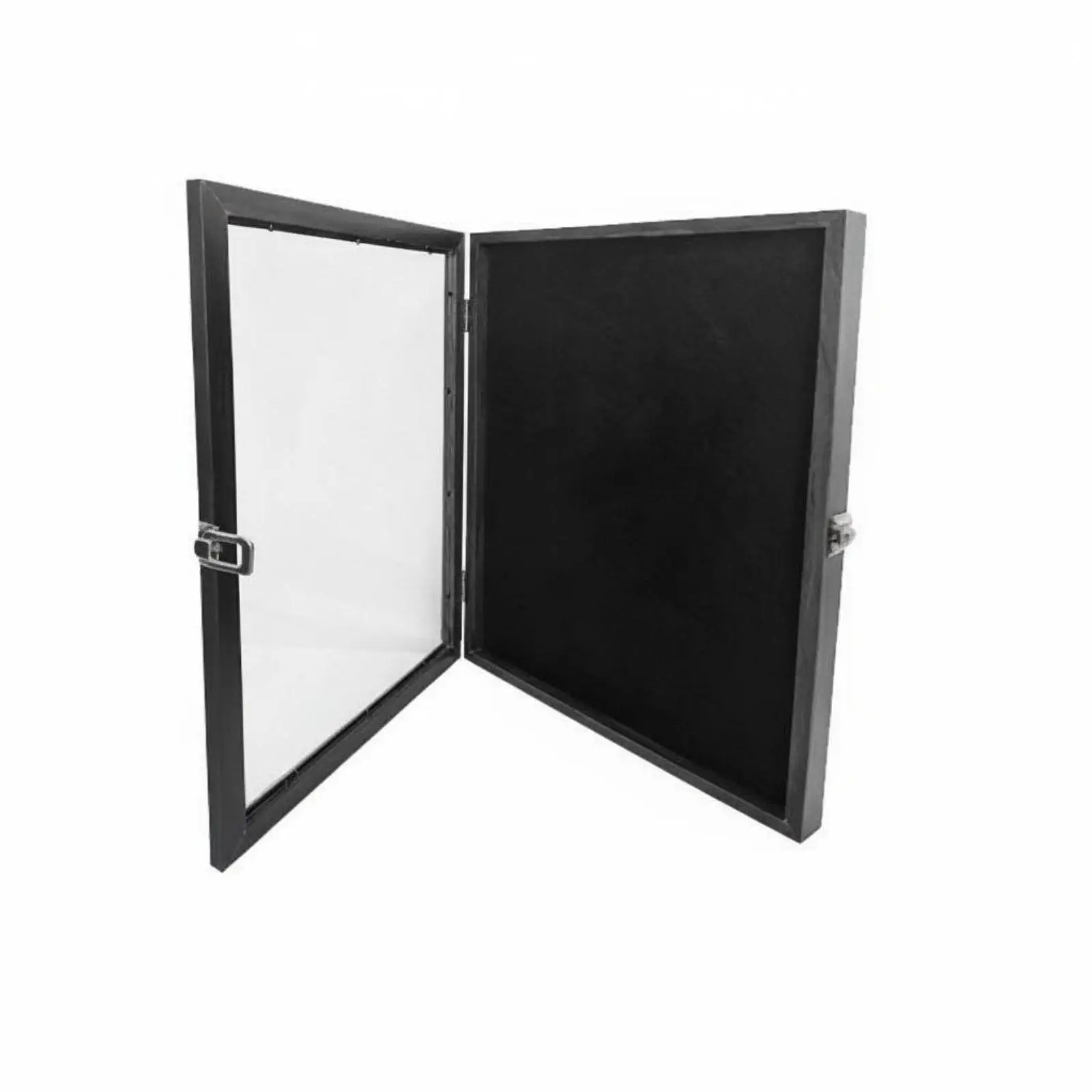 Pin Display Frame Transparent Front Award Display Case Dustproof Pin Collector Box