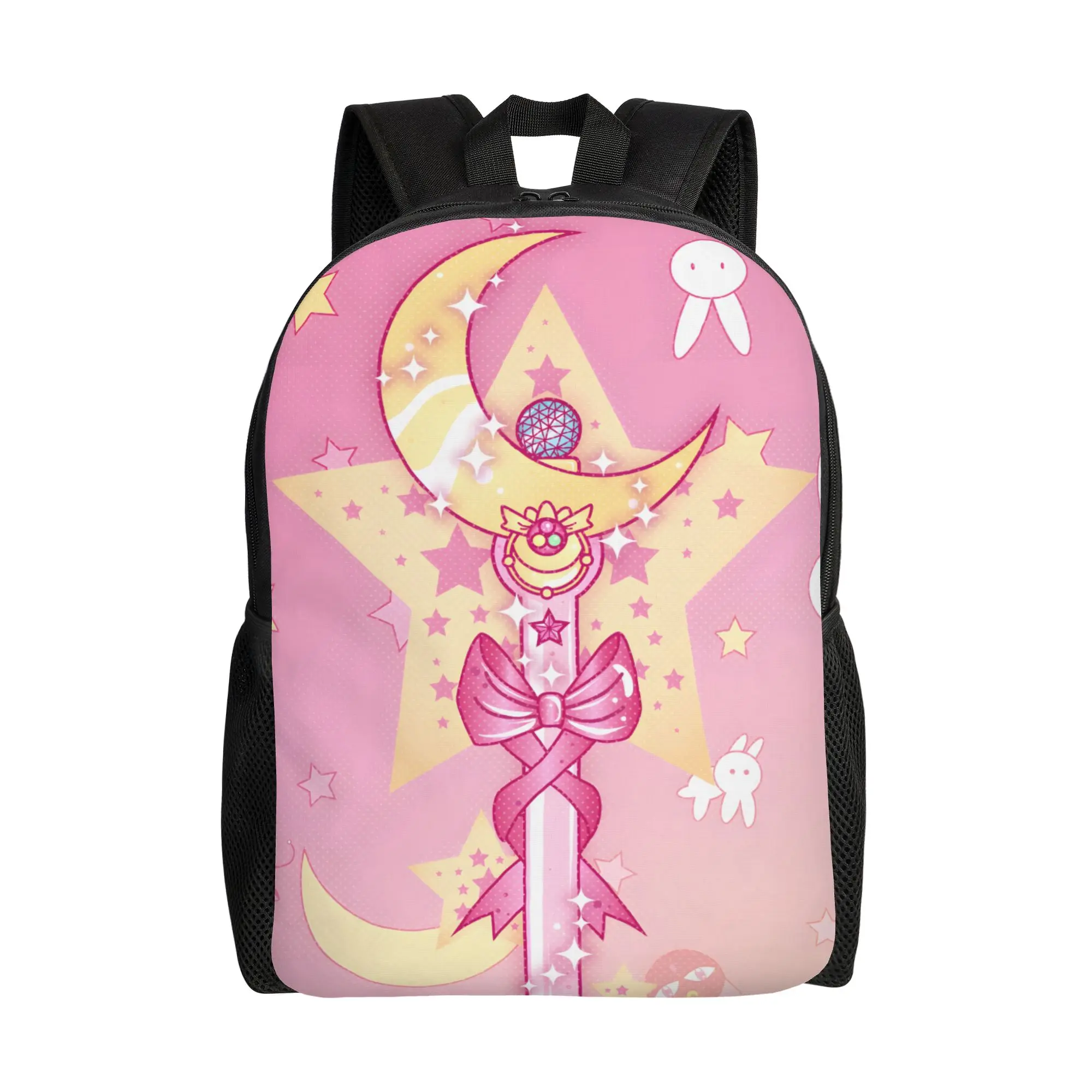 1Piece Backpack Pink Magical Staff New School Year Laptop Bag Office Work  Sailor Moon Back To School Gift New Term Starts