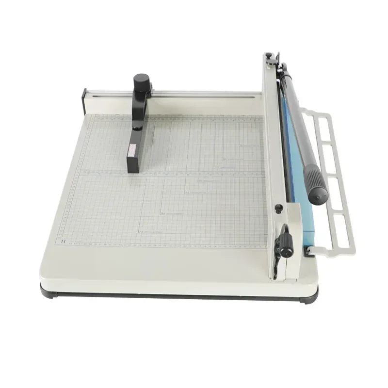 New Electric 858 Heavy Duty Cutter Manual Type A3 Steel Photo Printing Leather Paper Cutter Small Desktop Pvc Paper Cutter